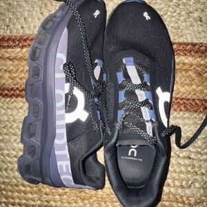 On Cloud Running Women's Black and Gray Cloudmonster Athletic Shoes